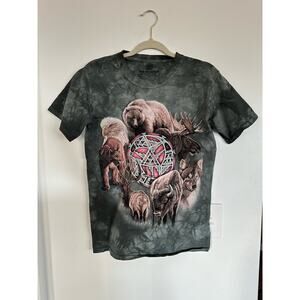 Animal Spirit Circle Classic S the mountain brand new comfort Cotton T-Shirt